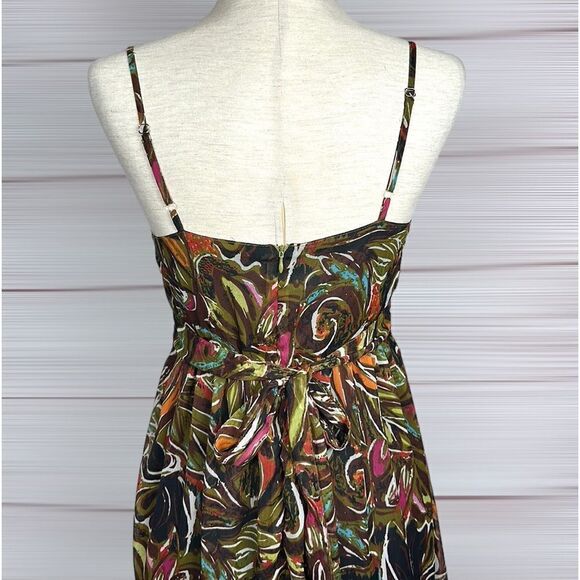 Chelsea & Theodore Embellished Spaghetti Strap Boho Maxi Dress  US 4 - Picture 7 of 15